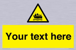 Custom warning ferries crossing vessels